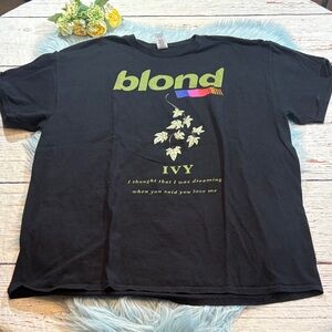 Frank Ocean Blond Ivy Tee Shirt Black sz XL